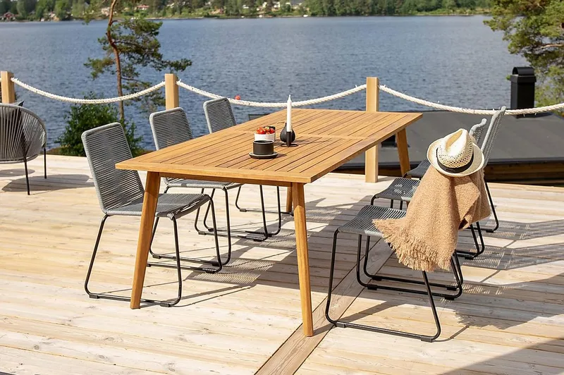 Lindos Matstol Utomhus - Grå - Products - Utemöbler & utemiljö - Balkong & altan - Balkongmöbler - Balkongstol