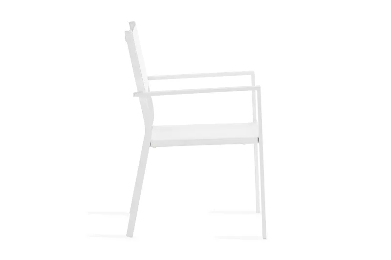 Tunis Stapelstol Utomhus - Vit/Vit - Products - Utemöbler & utemiljö - Balkong & altan - Balkongmöbler - Balkongstol