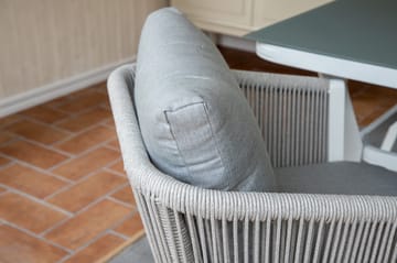 Virya Matstol Utomhus med Dyna - Vit/Grå - Products - Utemöbler & utemiljö - Balkong & altan - Balkongmöbler - Balkongstol