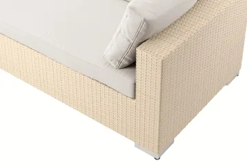 Bahamas L-formad utesoffa vänster, 6-sits med bord - Beige - Products - Utemöbler & utemiljö - Loungemöbler - Loungeset & loungegrupp