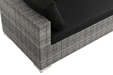 Bahamas utomhus L-soffa vänster 8-sits med fåtölj och bord - Grå - Products - Utemöbler & utemiljö - Loungemöbler - Loungeset & loungegrupp