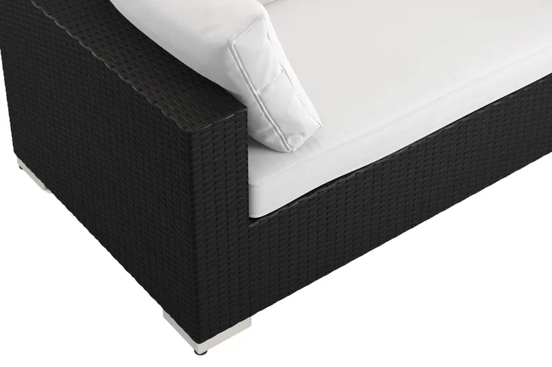 Bahamas utomhus soffgrupp 7-sits med två fåtöljer och bord - Svart - Products - Utemöbler & utemiljö - Loungemöbler - Loungeset & loungegrupp