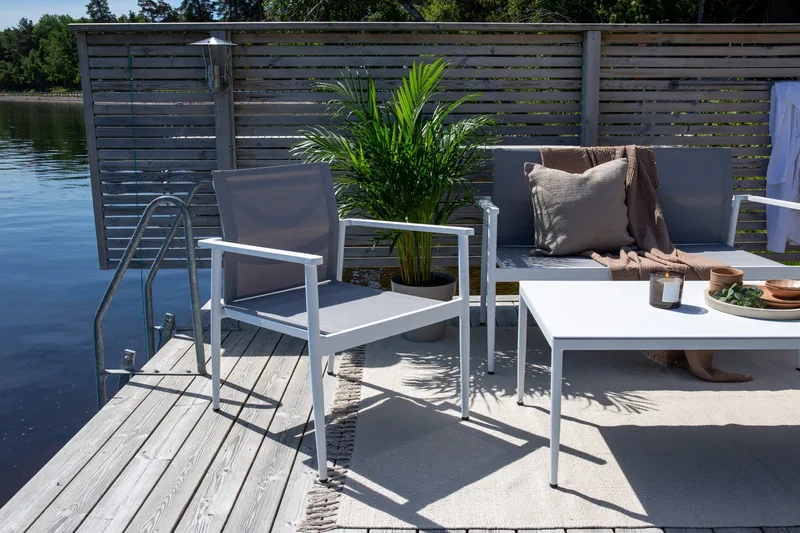 Break Loungegrupp Utomhus 4-sits - Vit - Products - Utemöbler & utemiljö - Loungemöbler - Loungeset & loungegrupp