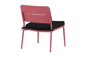 Lina Loungestol Utomhus med Dyna - Rosa - Products - Utemöbler & utemiljö - Loungemöbler - Loungestol utomhus