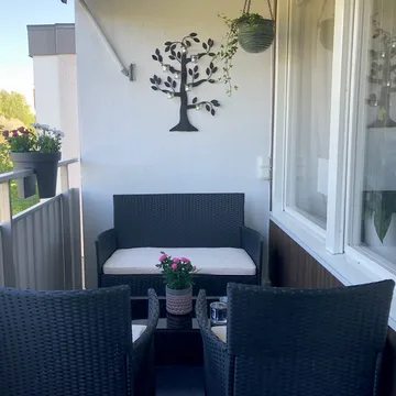 Litet loungeset för balkong | Lyfco Fjällbacka - Products - Utemöbler & utemiljö - Loungemöbler - Loungeset & loungegrupp