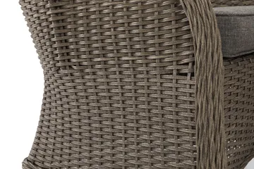 Marcus Soffgrupp 2-sits Ink. Fåtöljer - Brun / Gråa dynor - Products - Utemöbler & utemiljö - Loungemöbler - Loungeset & loungegrupp