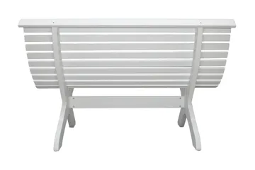 Norvald Trädgårdsbänk 140 cm - Vit - Products - Utemöbler & utemiljö - Loungemöbler - Loungesoffor