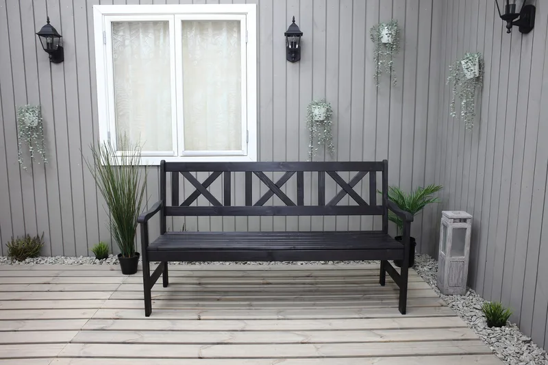 Olivo 3-sits Utesoffa - Kaffesvart - Products - Utemöbler & utemiljö - Loungemöbler - Loungesoffor