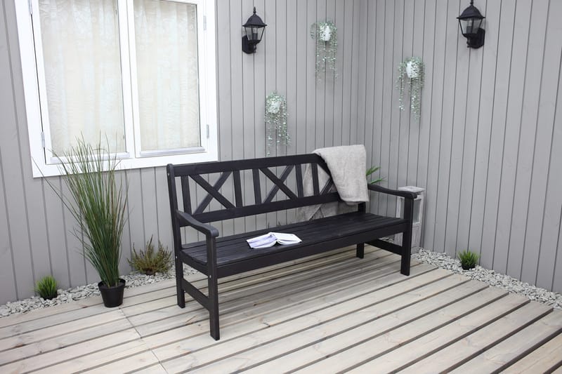 Olivo 3-sits Utesoffa - Kaffesvart - Products - Utemöbler & utemiljö - Loungemöbler - Loungesoffor