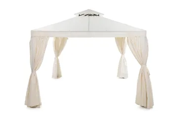 Bermuda Komplett Paviljong 3x3 m - Naturvit - Products - Utemöbler & utemiljö - Solskydd - Paviljong - Komplett paviljong