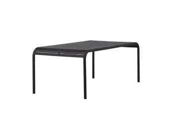 Borneo Matbord Utomhus 200 cm - Svart - Products - Utemöbler & utemiljö - Utebord & trädgårdsbord - Matbord utomhus