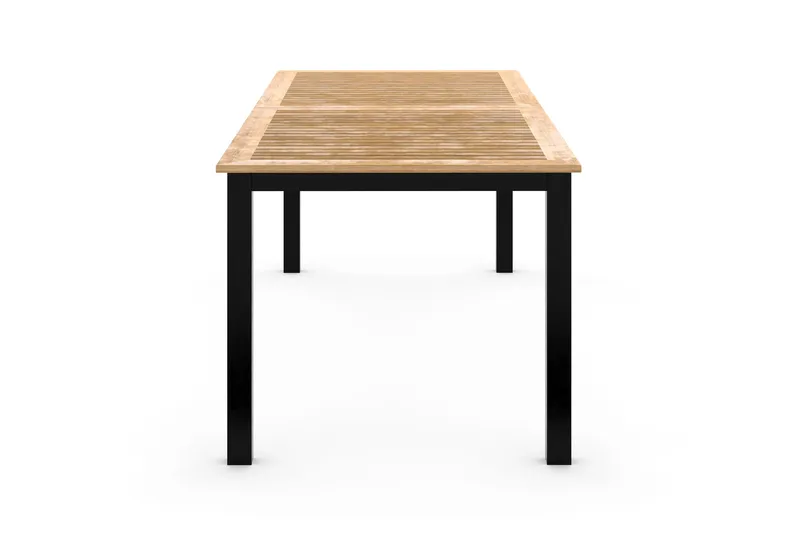Las Vegas Förlängningsbart Matbord 220x280x100 cm - Svart / Natur - Products - Utemöbler & utemiljö - Utebord & trädgårdsbord - Matbord utomhus