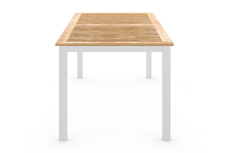 Las Vegas Förlängningsbart Matbord Utomhus 220x280x100 cm - Vit / Natur - Products - Utemöbler & utemiljö - Utebord & trädgårdsbord - Matbord utomhus