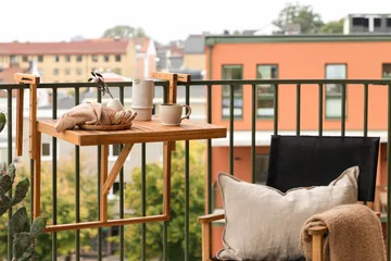 Marion Balkongbord Utomhus 60x45 cm - Trä/Natur - Products - Utemöbler & utemiljö - Utebord & trädgårdsbord - Matbord utomhus