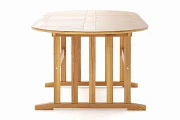 Menorca Ovalt Förlängningbart Matbord i trä Utomhus 90x150 cm - Teak / Natur - Products - Utemöbler & utemiljö - Utebord & trädgårdsbord - Matbord utomhus