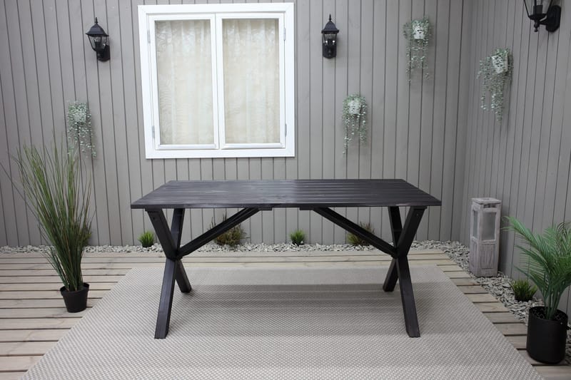 Scottsdale Matbord Utomhus 150 cm Kaffesvart - Kaffesvart - Products - Utemöbler & utemiljö - Utebord & trädgårdsbord - Matbord utomhus