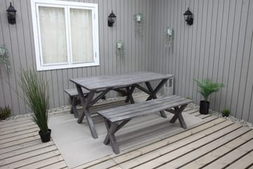 Scottsdale Matbord Utomhus 150 cm Shabby Chic - KWA - Products - Utemöbler & utemiljö - Utebord & trädgårdsbord - Matbord utomhus