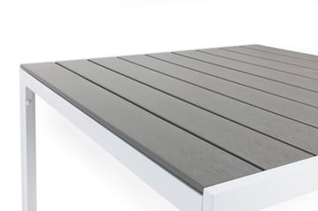 Tunis Utebord 90x90 cm – Litet Matbord Utomhus för Uteplats i Aintwood - Grå / Vit - Products - Utemöbler & utemiljö - Utebord & trädgårdsbord - Matbord utomhus
