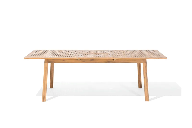 Cesana Trädgårdsmöbelset Med Utebord + 8 Utestolar+Schäslong 2 St - Trä/Natur - Products - Utemöbler & utemiljö - Utegrupp - Matgrupp utomhus