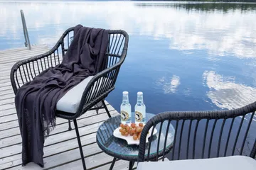 Viga Balkonggrupp 2-sits - Svart - Products - Utemöbler & utemiljö - Utegrupp - Cafegrupp & cafeset