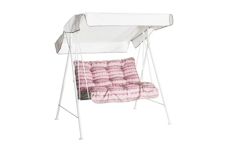 Duo 2- pers. hammock, 84B, Vit/Rosa