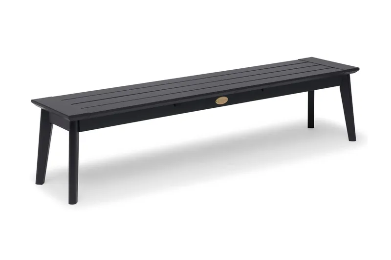 Hillerstorp Utestoltö Bänk Utomhus Svart, Svart