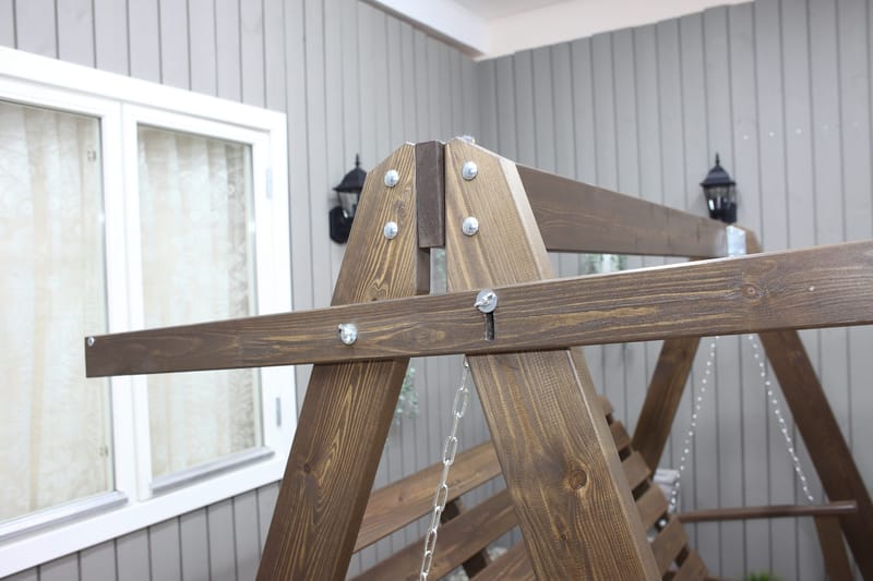 Pelle 3-sits Hammock utan tak - Brun - Products - Utemöbler & utemiljö - Utesoffa - Hammock