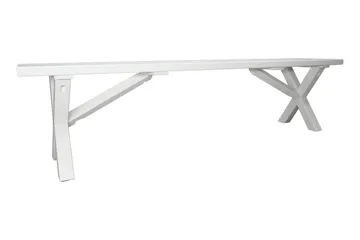 Scottsdale Bänk Utomhus 180 cm Vit - KWA - Products - Utemöbler & utemiljö - Utesoffa - Trädgårdsbänk & utebänk