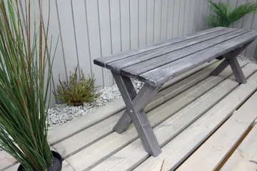 Scottsdale Sittbänk Utomhus 140 cm Shabby Chic - Products - Utemöbler & utemiljö - Utesoffa - Trädgårdsbänk & utebänk