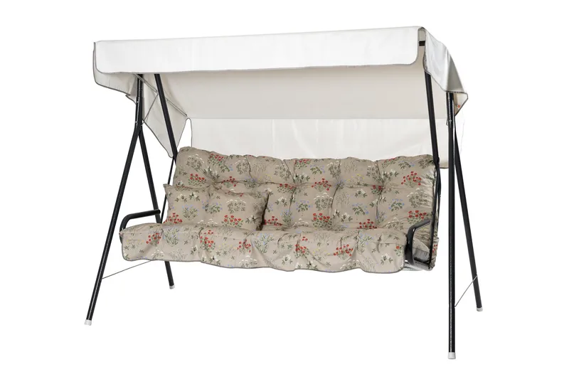 Suvi Komplett Hammock 200 cm, Grå/Blommig