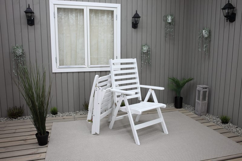 Grevie Positionsstol - Vit - Products - Utemöbler & utemiljö - Utestol & trädgårdsstol - Positionsstol