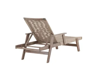 Little John Solstol 200x72 cm - Brun - Products - Utemöbler & utemiljö - Utestol & trädgårdsstol - Solstol