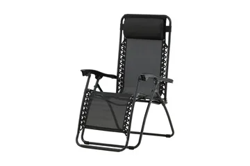 Melker Stol - Svart - Products - Utem öbler & utemiljö - Utestol & trädgårdsstol - Solstol - Baden baden stol