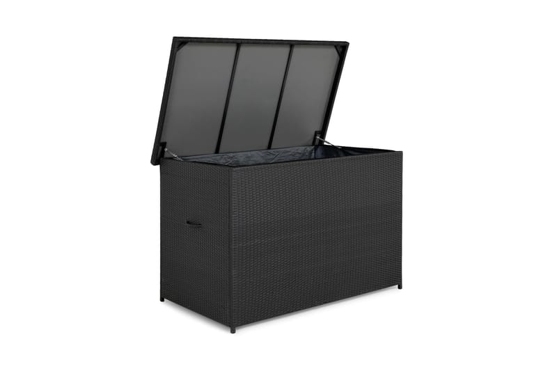 Gigant vattentät dynbox XL utomhus - Dynlåda i konstrotting (B150xD90xH101 cm) - Svart - Products - Utemöbler & utemiljö - Utomhusförvaring - Dynförvaring - Dynbox & dynlåda