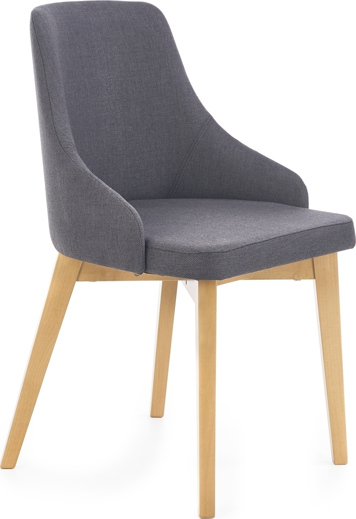 Tuoli Catrin - Tummanharmaa ja puu