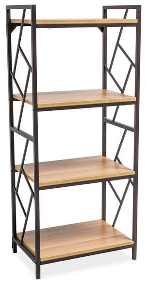 Avianna-kirjahylly - Tammi/tummanruskea