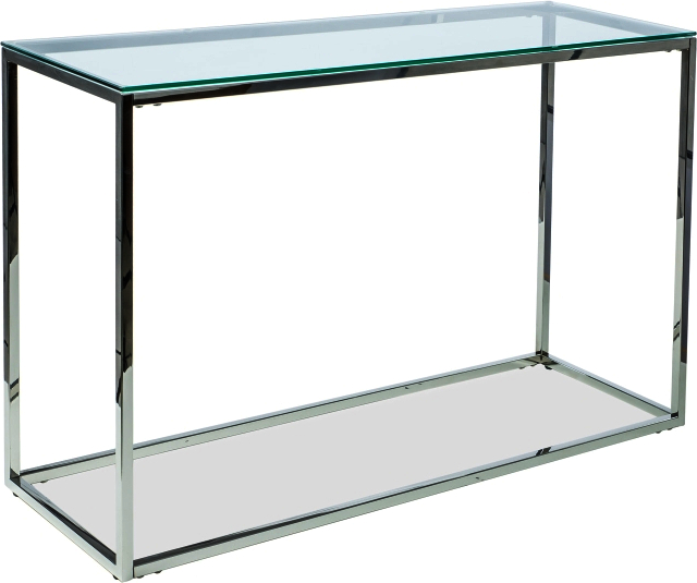 Hilton konsolip�yt� 120 x 40 cm - Kromi