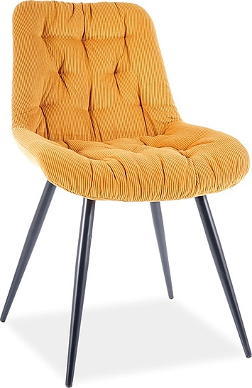 Vimle ruokatuoli - Oranssi vakosametti