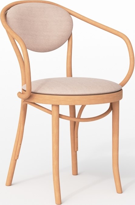 Taivutettu puutuoli k�sinojilla No30 Classic - Valinnainen v�ri