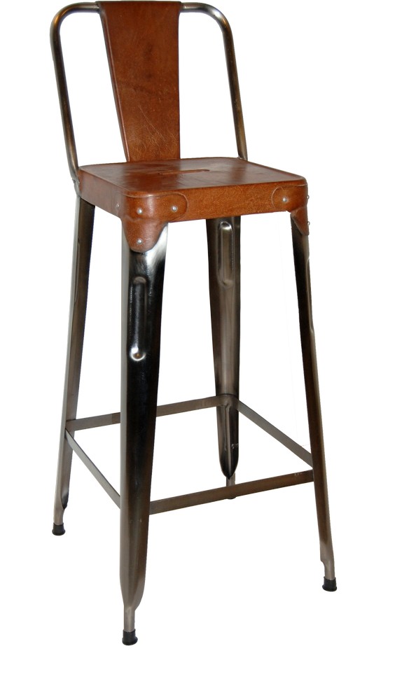 Kristinehamn baarituoli - Metalli / nahka Kristinehamn baarituoli - Metalli / nahka