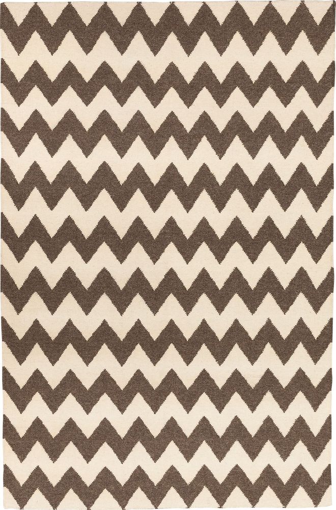 Kilim matto Fresno - Luonnonharmaa