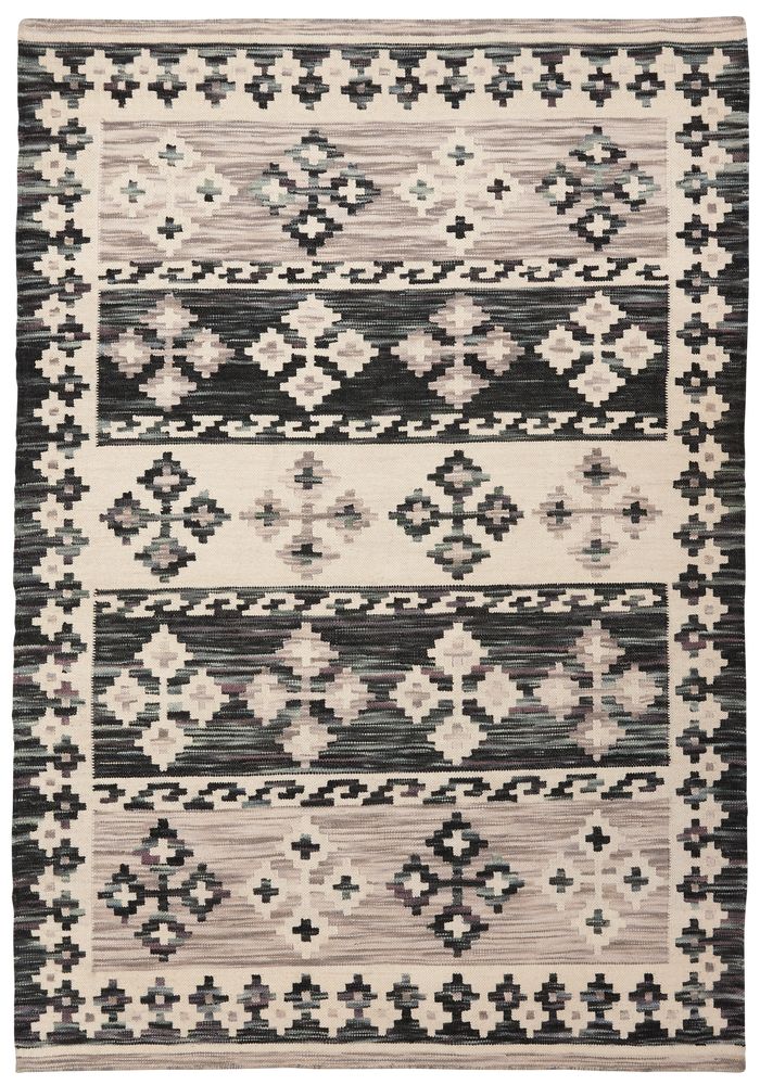 Kilim matto Idaho - harmaa