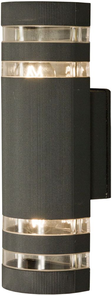 Rib-seinävalaisin - Tummanharmaa Rib-seinävalaisin - Tummanharmaa