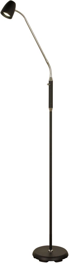 Sandnes lattiavalaisin - Musta/kromi