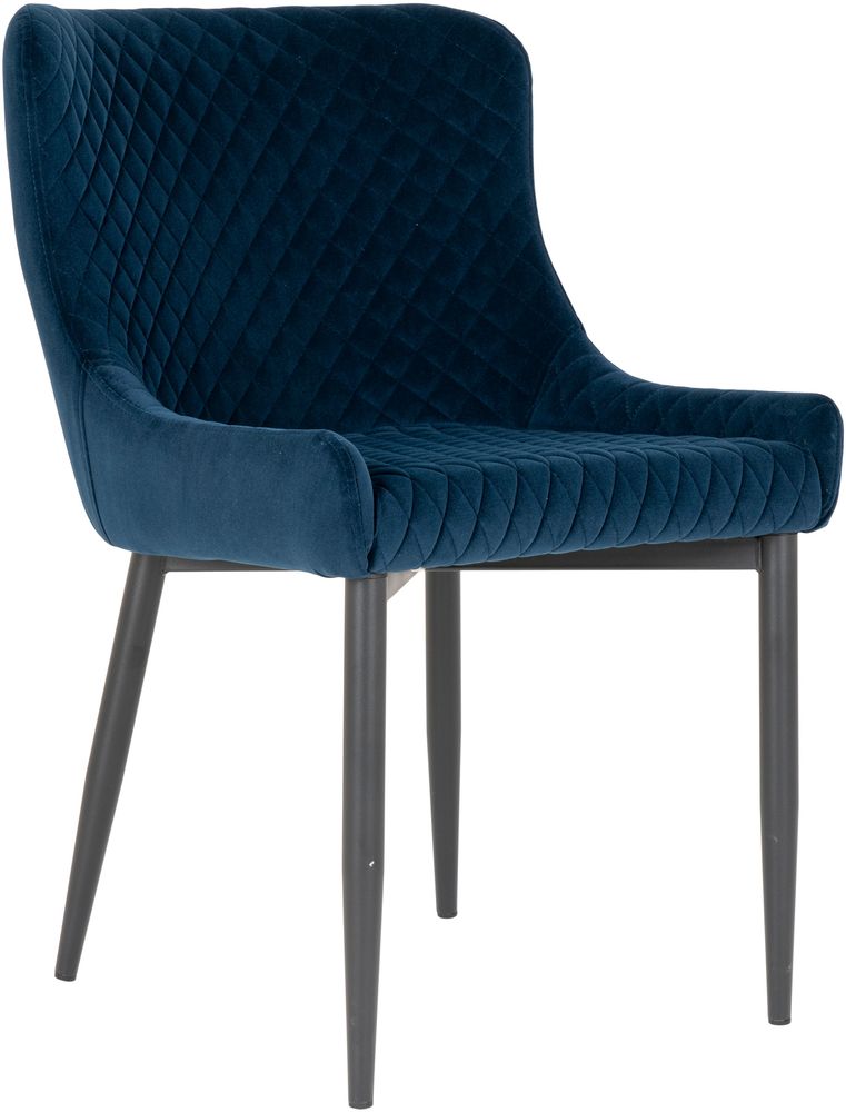 Boston-ruokailutuoli - tummansininen/musta