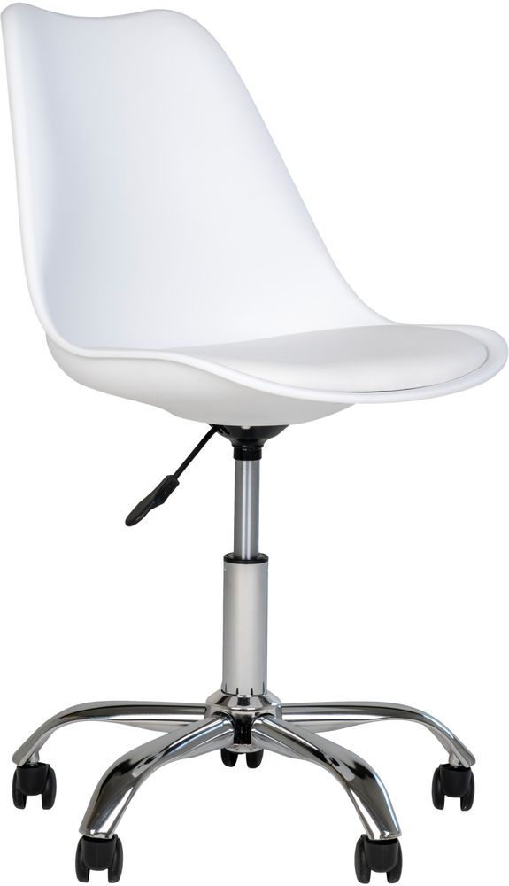 Stavanger Ty�tuoli - Valkoinen/kromi