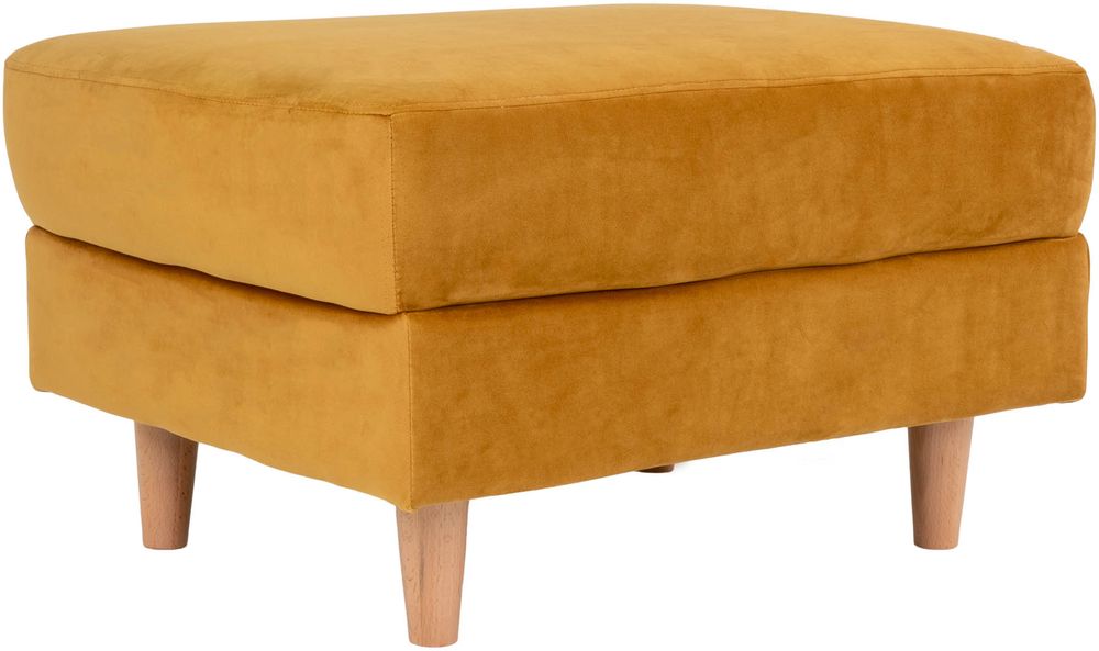 Bologna Pouf - keltainen/py�kki