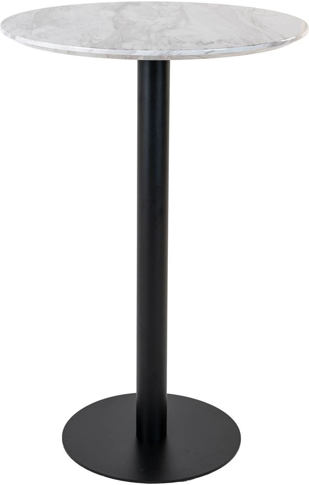 Bolzano Baarip�yt� 70 x 70 cm - Marmorij�ljitelm�/musta