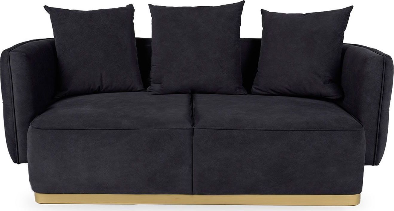 Queen 2 istuttava sohva - musta Queen 2 istuttava sohva - musta