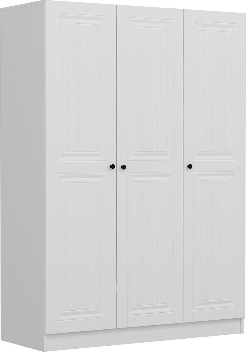 Capeto vaatekaappi 135 cm - Valkoinen